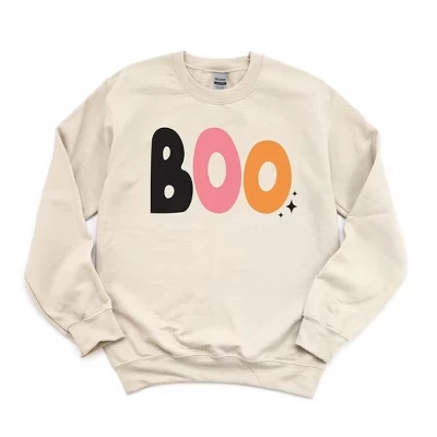 Женская толстовка с рисунком Boo Colorful Stars dust