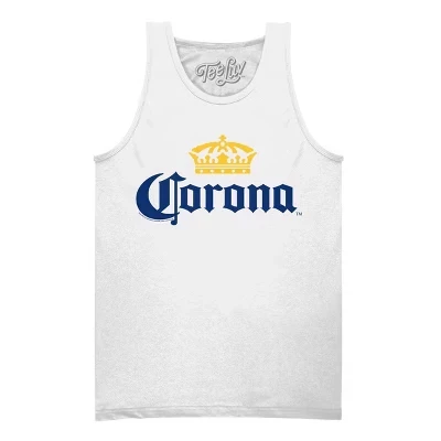 Майка с логотипом Corona белая