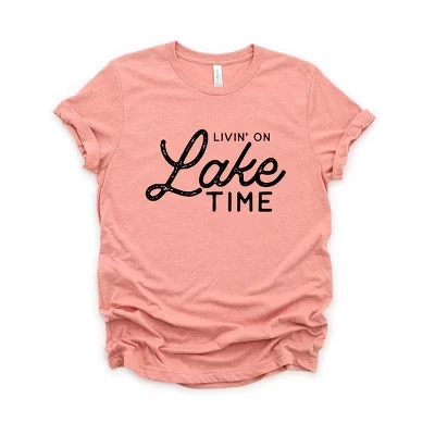 Футболка с коротким рукавом Livin' On Lake Time sunset