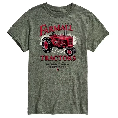 Мужская футболка Case IH Farmall с принтом, зеленая