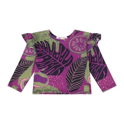Детский топ mixed up clothing baby volant с рюшами, лиловый