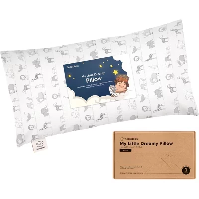 Подушка для малышей Buddy с наволочкой, подушка для малышей Buddy 10x18, Мягкая детская подушка для сна, путешествий, 2-5 лет, Саванна