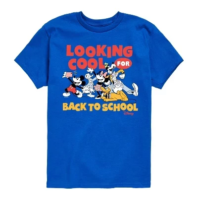 Футболка для мальчиков Disney Back to School, синяя