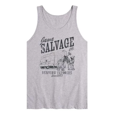 Men's -  - Jawa Salvage Co Graphic Tank Top athletic heather