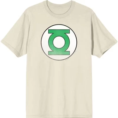 Мужская футболка Green Lantern Logo, натуральная