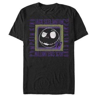 Мужская футболка Jack Skellington Pumpkin King '93, черная