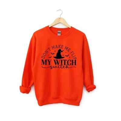 Женский свитшот Simply Sage Market Witch Switch, оранжевый