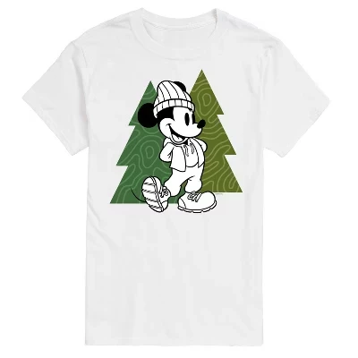 Мужская футболка Camper Mickey с коротким рукавом и графическим рисунком, белая