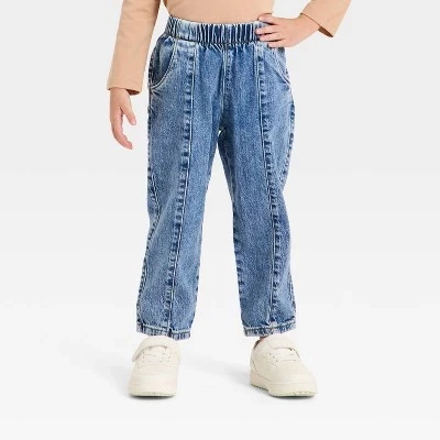 Джинсовые брюки свободного кроя для маленьких девочек - ™ Medium Wash
