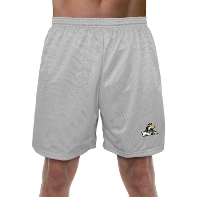 Мужские шорты NCAA Wright State, 18 см, серебристые