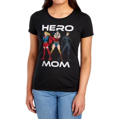 Женская футболка Hero Mom Multi черного цвета