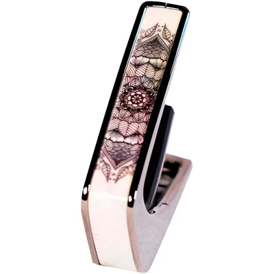 Роскошная серия Black Chrome Guitar Capo pearl mandala из черного хрома