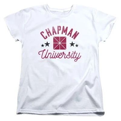 Женская футболка Chapman University Panthers белого цвета
