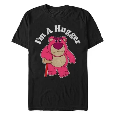 Мужская футболка Lotso I'm a Hugger черного цвета