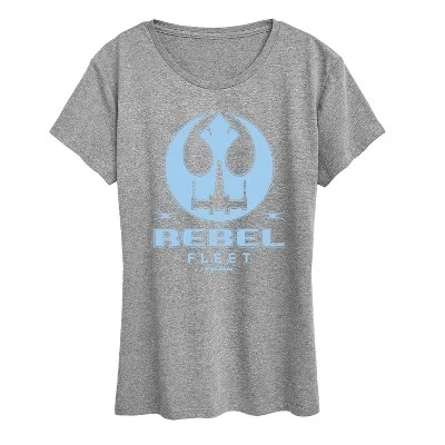 Женская футболка с коротким рукавом и графическим рисунком Rebel Fleet Flight Patch