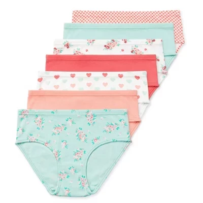 Трусы из органического хлопка Gracie Girls разных цветов и размеров (7 упаковок) cottage rose
