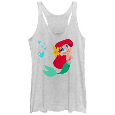 Женская майка Ariel Love Racerback белого цвета