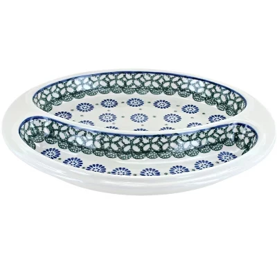 Тарелка blue rose pottery bratwurst maia 21×25 см