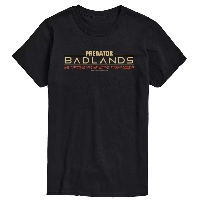 Мужская футболка с коротким рукавом и графическим принтом с логотипом Badlands, черная