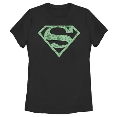 Женская футболка DC Comics Супермен, черная