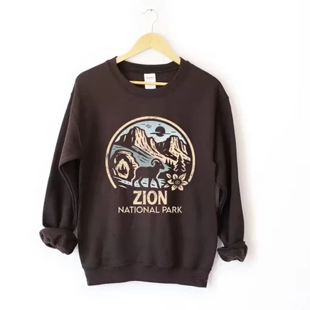 Женский свитшот Simply Sage Market Zion, шоколадный