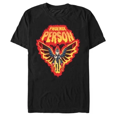 Мужская футболка Rick and Morty Phoenix Person, черная