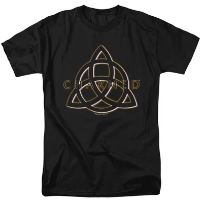 Футболка с тройным логотипом для взрослых Black черный