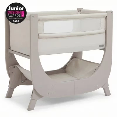 Кроватка-люлька Shnuggle Air Lite, регулируемая, тауп