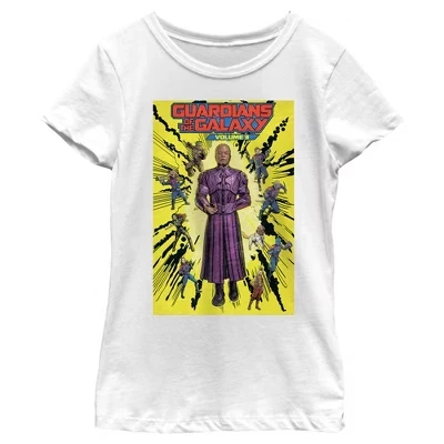 Girl's Vol. Футболка с постером комиксов группы High Evolutionary 3, белая