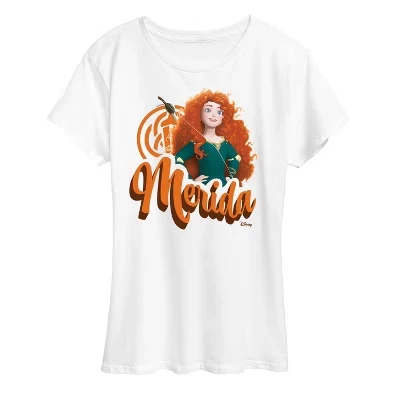 Женская футболка Merida Headshot с коротким рукавом и рисунком в виде головы, белая