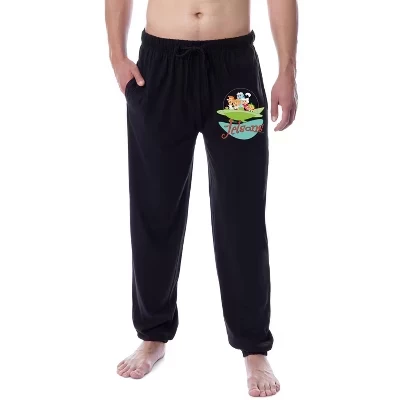 Мужские классические пижамные брюки George Jane Judy Sleep Jogger Черный черный