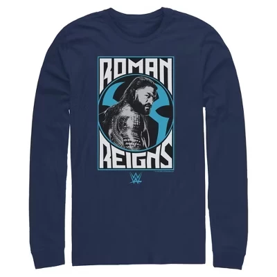 Мужская рубашка с длинными рукавами и постером Roman Reigns Poster