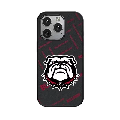 Чехол iPhone Keyscaper MagSafe, Georgia Bulldogs, черный