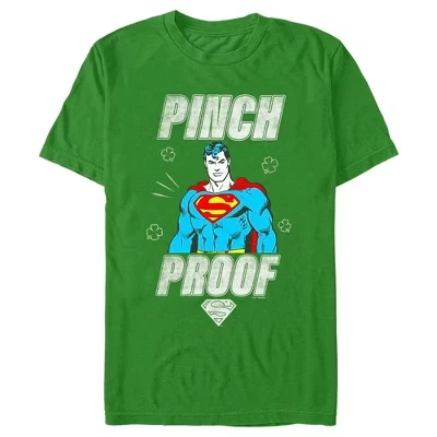 Мужская футболка Superman St. Patrick's Day с защитой от защемления 