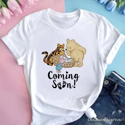 Женская футболка OrnamentallyYou «Скоро мама», белая