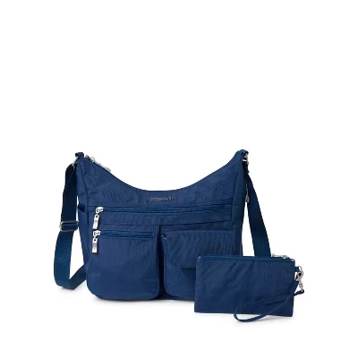женская сумка baggallini Everywhere Bagg через плечо с RFID-браслетом pacific