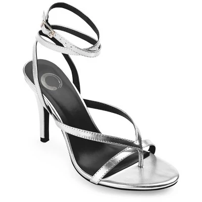Женские босоножки Journee Collection Waverlee, серебристые