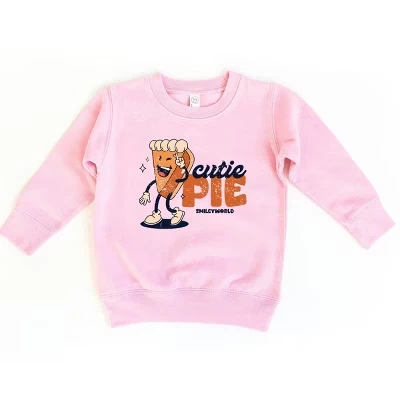 SmileyWorld Cutie Pie Pumpkin Pie - Толстовка с рисунком для малышей и молодежная толстовка с рисунком розового цвета
