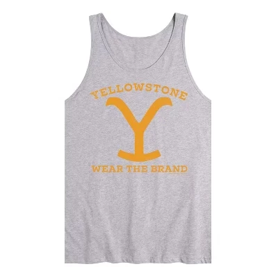 Мужская майка Yellowstone Wear The Brand Y, серая