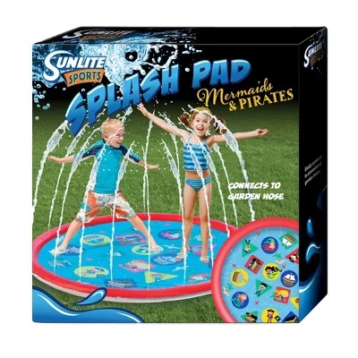 Детский бассейн-распылитель Sunlite Sports, красный