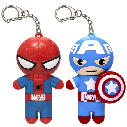 Бальзам для губ Marvel Hero – Человек-паук /Капитан Америка – 2pk: Увлажняющий, разглаживающий, Бальзам для губ, 28 унций
