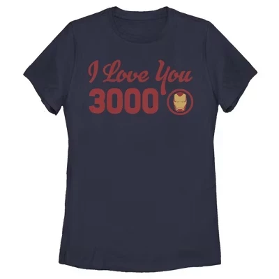 Женская футболка Iron Man Love 3000 Forever
