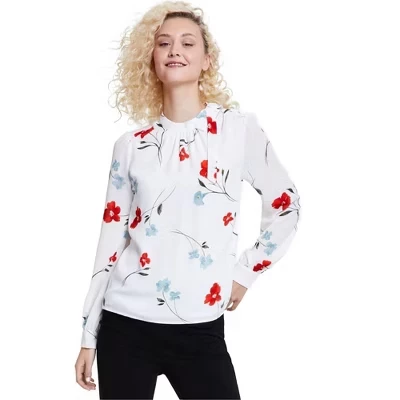 Женская туника CeCe Floral Print, разноцветная