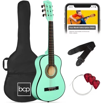 Детская гитара Best Choice 30″ с кейсом, зеленая