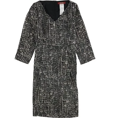 Женское платье А-силуэта MaxMara Amedea черного цвета