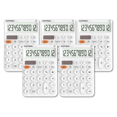 Настольный калькулятор Catiga SD-1292, 12-разрядный, белый