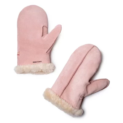 Рукавицы MINNETONKA замшевые с овчиной, синие