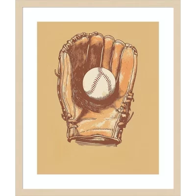 Картина Amanti Art Baseball Glove, натуральная