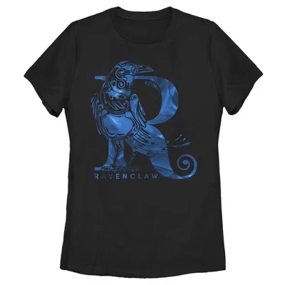Женская футболка Harry Potter Ravenclaw R, черная