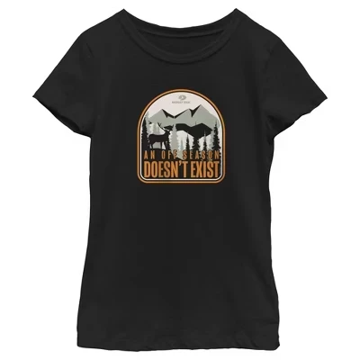 Футболка для девочек Mossy Oak Off Season, черная